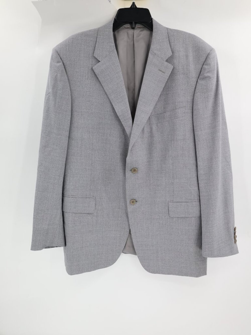 Canali Sport Coat Mens 48R Wool Natural Comfort Two Button Made in Italy gray